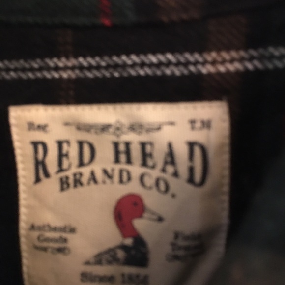 Red Head Brand co long sleeve men’s Flannel shirt - Picture 4 of 4